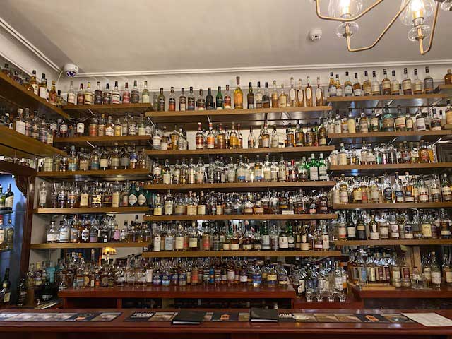 This is what 1,073 bottles of whiskies looks like!