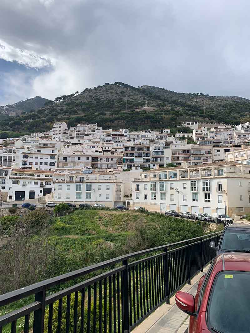 Courier Ricardo enjoyed magnificent views around Malaga