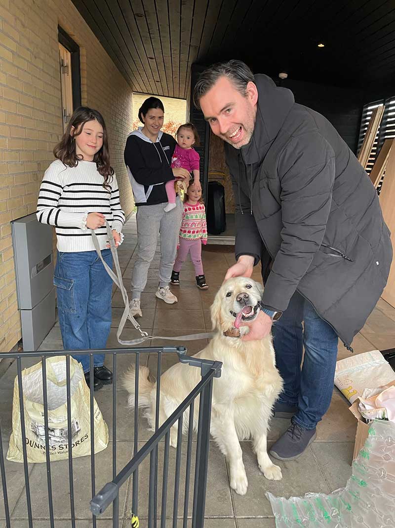 An end-of-year trip: The whole family saying goodbye to Odin in Viborg