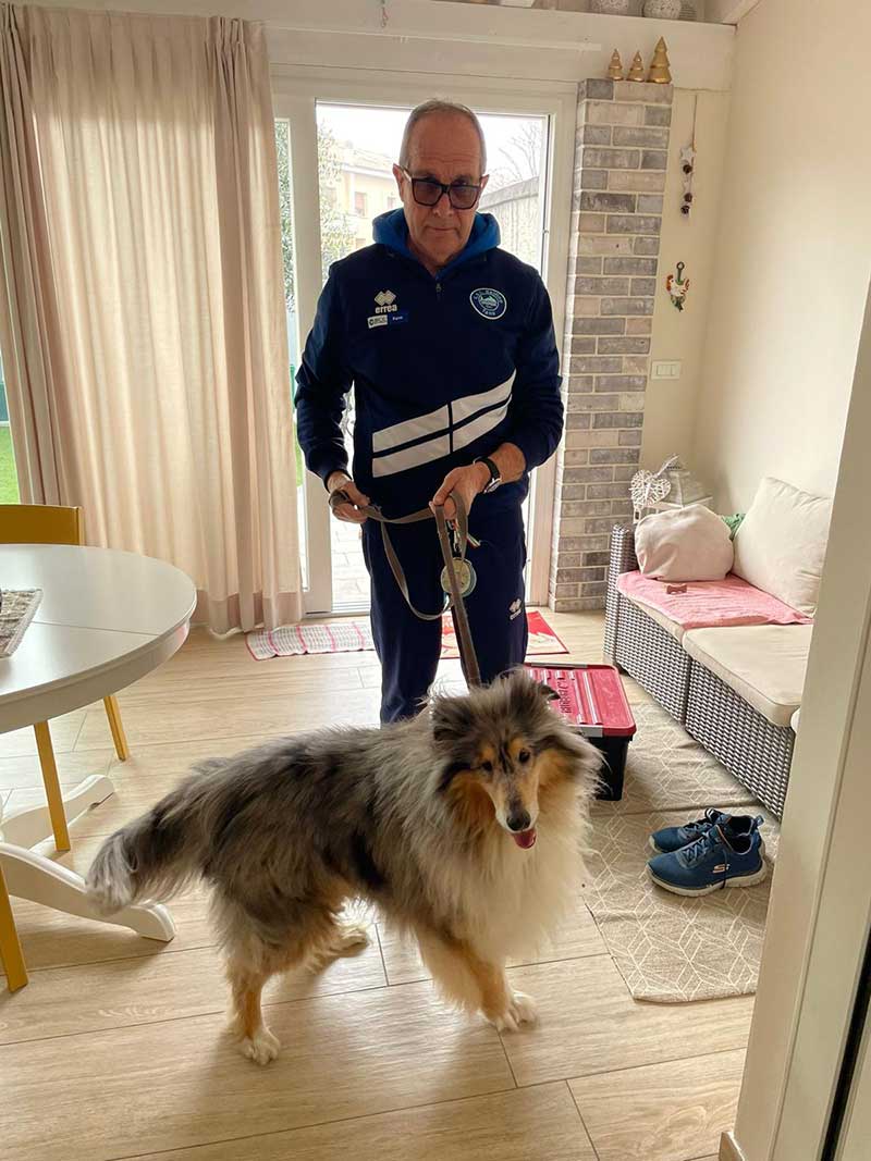 Owner David's dad saw Quincy away in the Italian town of Fano