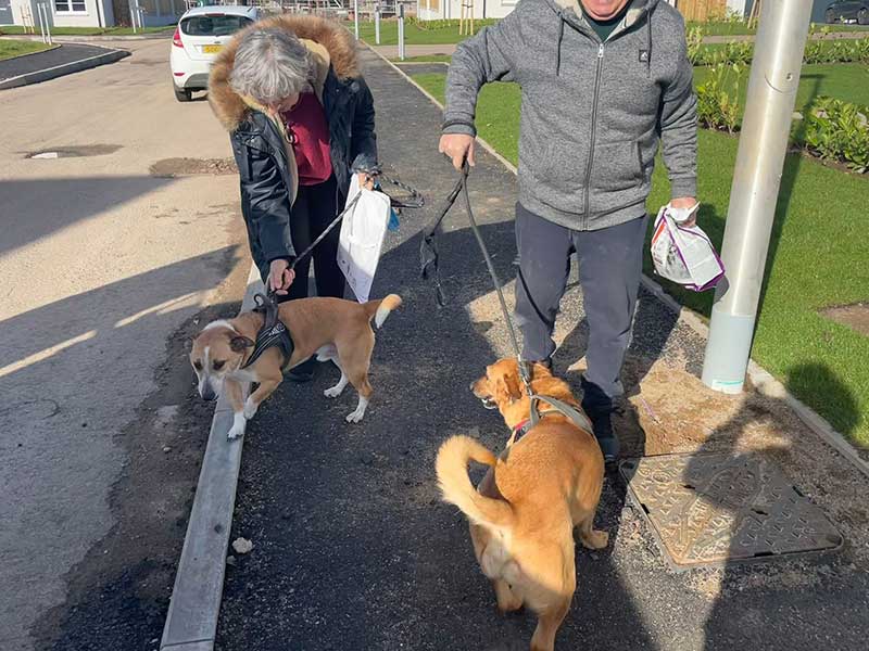 A very happy reunion for Broty and Max in Dundee