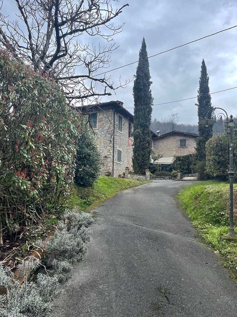 Courier Gwen spent the night at this picturesque hotel in Lucca