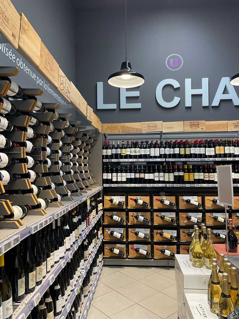 The French know how to display wine