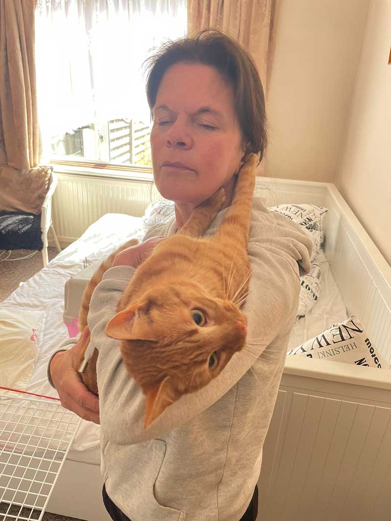 Helen happy to have them all back in her arms