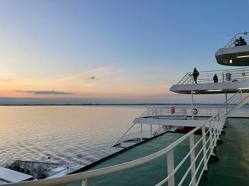 A calm sea for the crossing