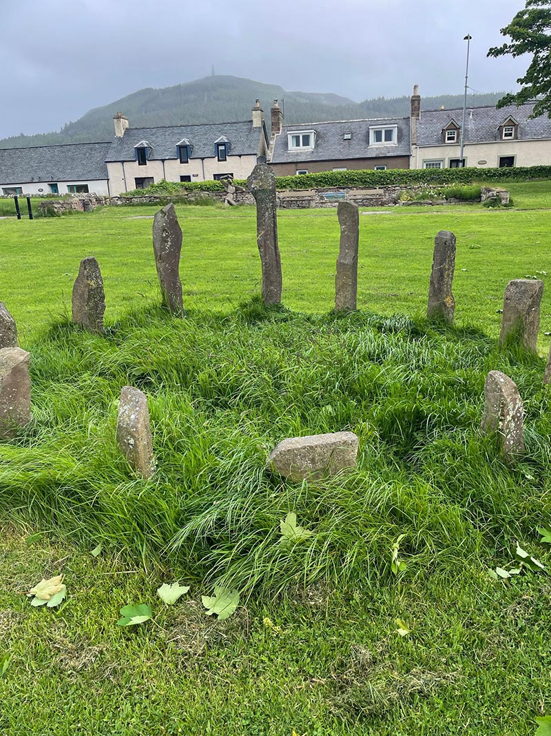 We spotted a mini Stonehenge…