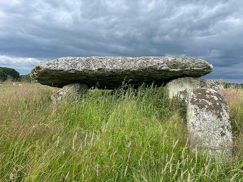 Nearby Stone Age passage tombs
