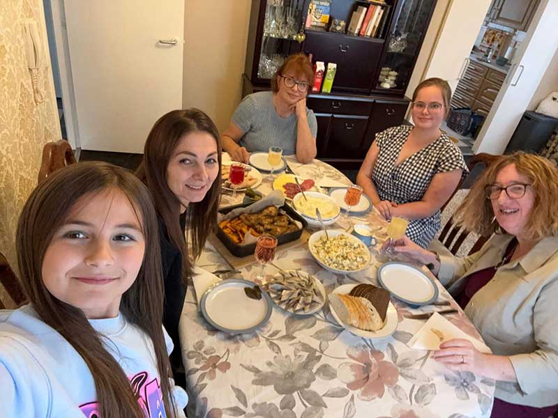 Kira, Snezhana, Dasha, Olha and Clare