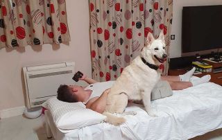 HRA at his new home in Northamptonshire