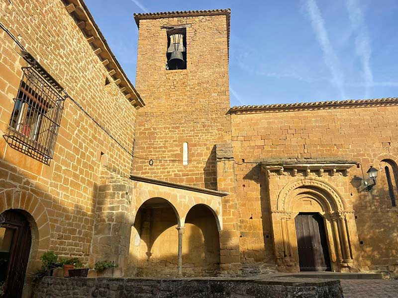 Happy Christmas reunions: We passed through the Navarro region in northern Spain