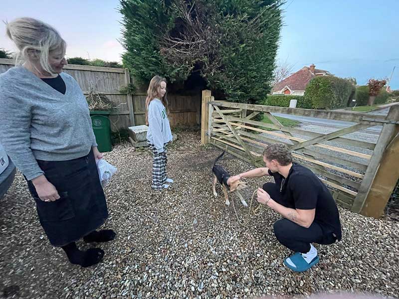 Happy Christmas reunions: Thunder's new home is in Chichester