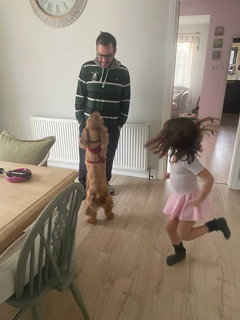 Saying goodbye to Oscar in England