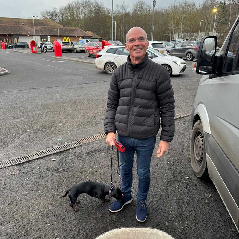A happy reunion for Paul and Nellie
