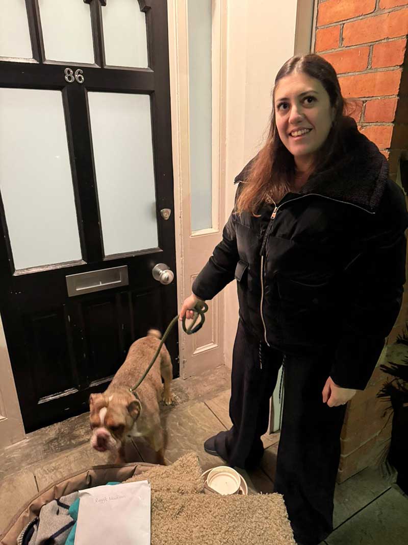 Reggie with Alexandra