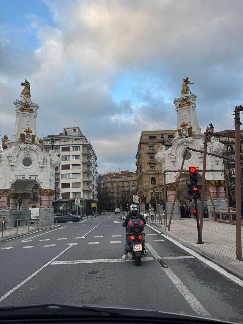 We had a little bit of spare time to admire San Sebastian