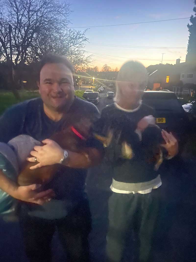 An ecstatic reunion in Kent