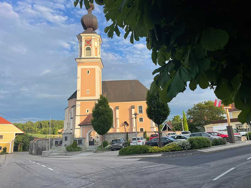 In Rottenbach, Austria, we admired the late Gothic parish church…