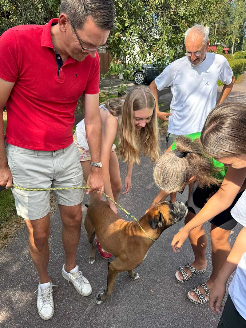 A very warm welcome for Kastor…