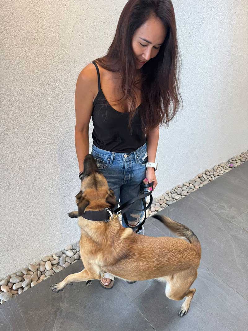 A happy reunion with Christina