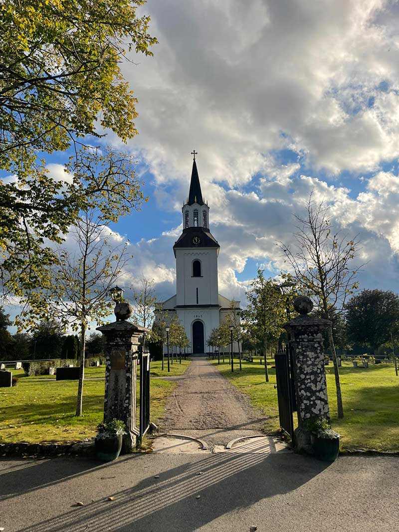 A charming church in Vastland
