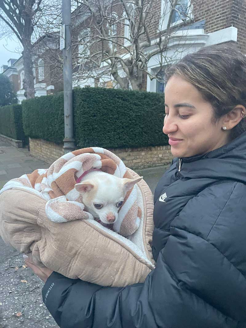 A happy reunion with Patricia in London
