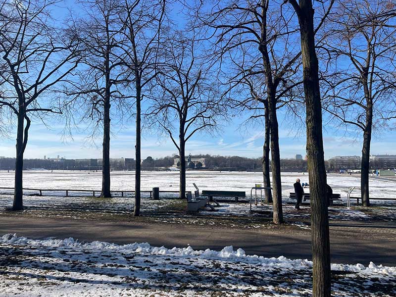 It was a chilly day in Munich