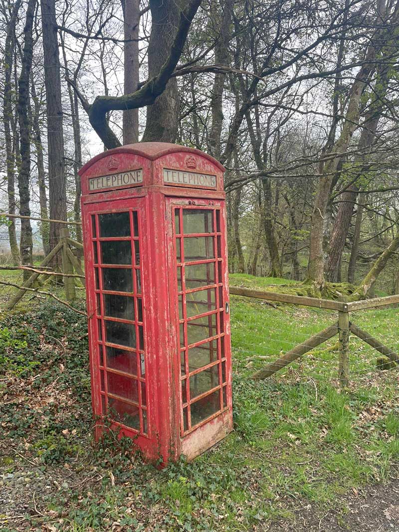 …and a traditional red phone box!