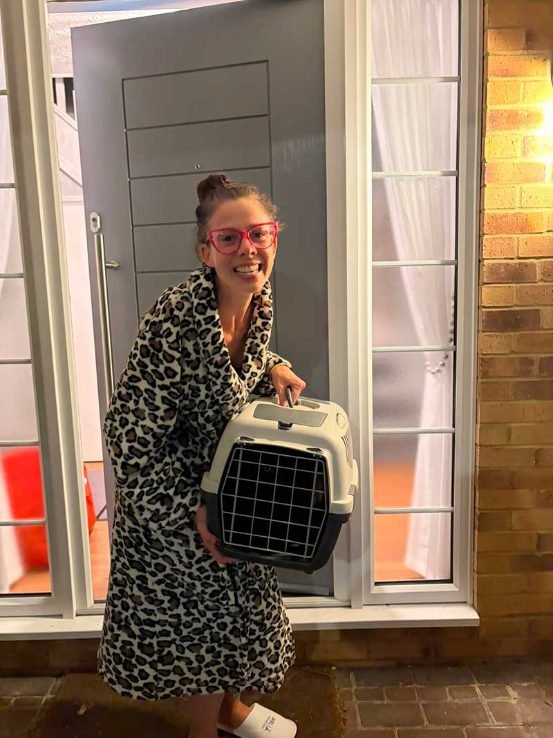 Sam overjoyed to be reunited with Carly