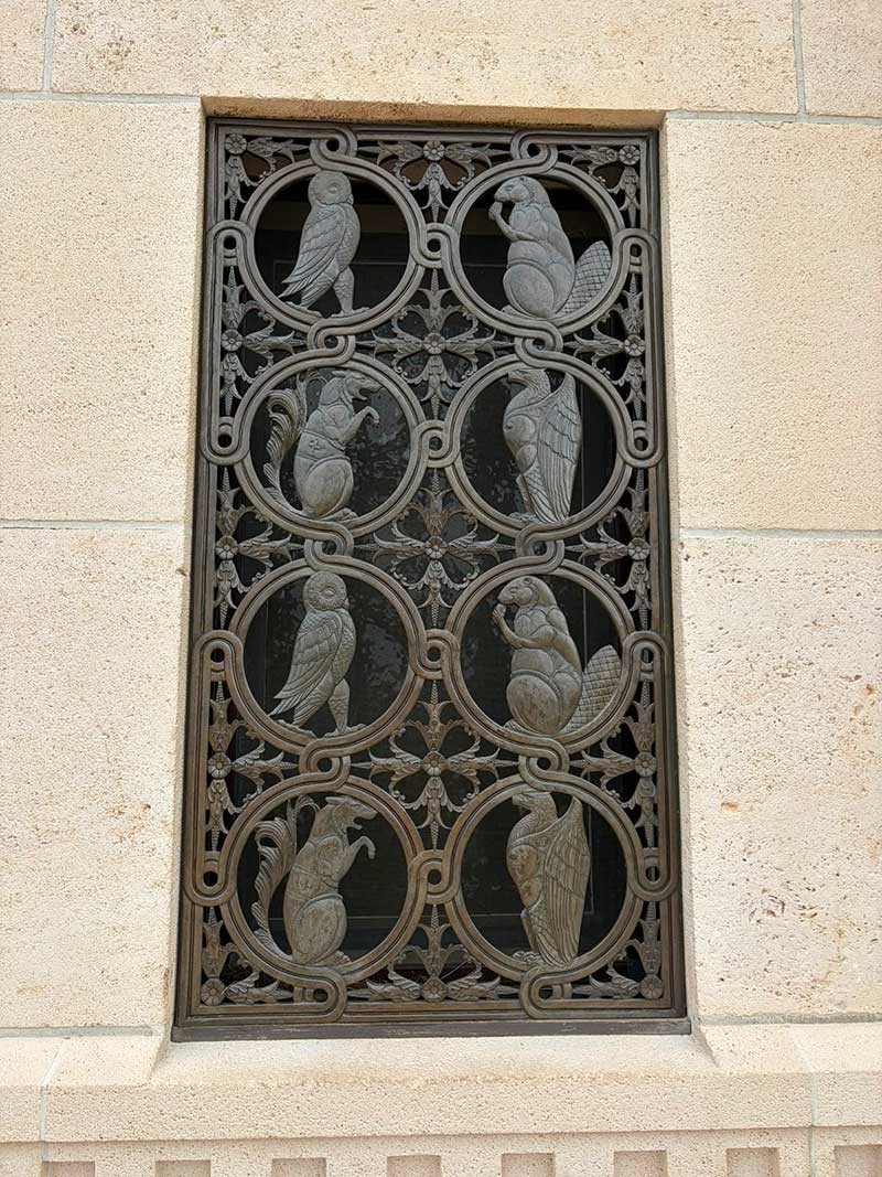 We loved this panel of mythical creatures